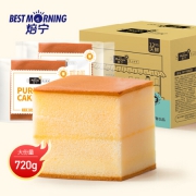 盐津铺子焙宁短保新鲜纯蛋糕   720g