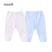 Annil 安奈儿 婴童针织长裤子 2条装