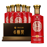 习酒 贵州金品习酒 53度 酱香型白酒 500mlx6瓶