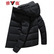 YALU 雅鹿 YB67U0450 男士短款羽绒服连帽