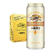 日本原装进口 麒麟KIRIN 一番榨日式啤酒 500ml*24罐 高浓度第一道麦芽汁
