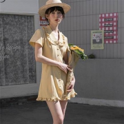 EGGKA Q20062-E 女士娃娃领连衣裙
