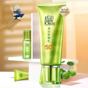 百雀羚 防晒霜 草本美白 防晒乳SPF50+ 套盒装