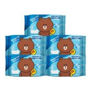 限地区： Kleenex 舒洁 LINE FRIENDS 湿厕纸 40片*5包 *3件