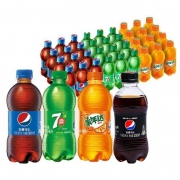 百事可乐/七喜/橙味美年达 300ml*12瓶
