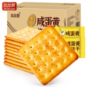 聚划算：比比赞 咸蛋黄芝士 咸味饼干 400g