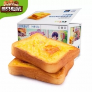 三只松鼠 岩烧乳酪吐司 520g*2件