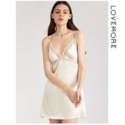 lovemore PH-LHY241040W 女士桑蚕丝吊带睡裙