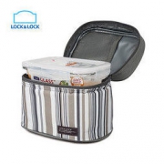 乐扣乐扣（lock&lock）玻璃保鲜盒 饭盒便当包 便当包两件套740ml*2 LLG429S901 不保温 *3件