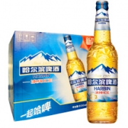 京东PLUS会员：Harbin 哈尔滨啤酒 冰纯 600ml*12大瓶/箱 *2件