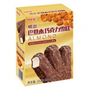 PLUS会员、限地区：meiji/明治 巴旦木巧克力雪糕 42g*6 *5件