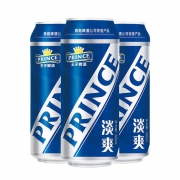 百亿补贴：青岛啤酒 王子啤酒淡爽8度 500ml*12听