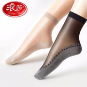 浪莎 L1321 女士超薄短丝袜 10双装