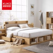 KUKa 顾家家居 PTM315 收纳榻榻米储物床 1.8m