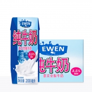 88VIP：意文 全脂牛奶 200ml*12盒 *6件