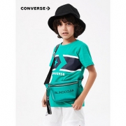 Converse匡威童装男童2020年夏季中大童打底衫纯棉儿童短袖T恤