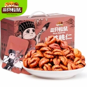 三只松鼠 临安山核桃仁 500g/30袋 礼盒装