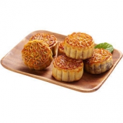 荣诚 广式蛋黄月饼 13饼4味 520g 袋装