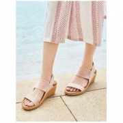 SKECHERS 斯凯奇 31718 女士一字带坡跟鞋