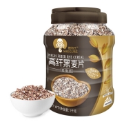 京东PLUS会员： SHEGURZ 穗格氏 高纤黑燕麦片 1000g/桶 *5件