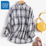 JEANSWEST 真维斯   女士长袖衬衫