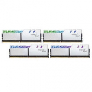 芝奇（G.SKILL）128GB(32Gx4)套装 3600频率 DDR4 台式机内存条/皇家戟RGB灯条(花耀银)