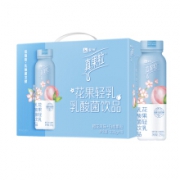 限地区：蒙牛 真果粒 花果轻乳樱花白桃味 乳酸菌饮品PET瓶 230g×10瓶*4件