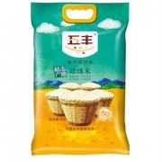 华润 五丰大米 珍珠米 圆粒米 5kg *6件