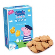 Peppa Pig 小猪佩奇 牛奶曲奇饼干 奶油味 120g *2件
