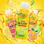 中国国家男篮指定饮品、线下有售：500mlx15瓶 中沃 王屋山泉果粒果汁茶