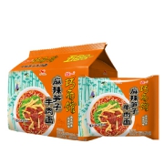 京东PLUS会员：统一 巧面馆 麻辣笋子牛肉面 112g*5连包