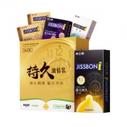 杰士邦 黄金持久超薄避孕套组合 14只/件 延时更长见效快