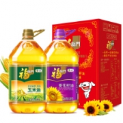 福临门 食用油 葵花籽油+玉米油品质套装 3.09L*2