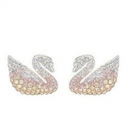 SWAROVSKI 施华洛世奇 5215037 渐变色天鹅耳钉