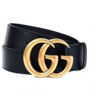 GUCCI 古驰 GG系列 男女款双G板扣腰带 3.8cm