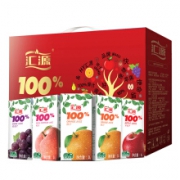 限地区：汇源 100%果汁饮料  混合口味1L*5盒 *4件