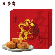 五芳斋 龙腾月饼礼盒味享装 4饼4味 共240g