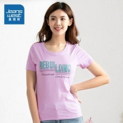 JEANSWEST 真维斯 JW-01-273TB501 女装短袖T恤 *2件