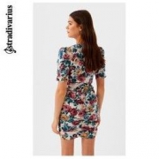 stradivarius stradivarius 女士紧身碎花连衣裙