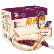 好吃主义 紫米夹心奶酪吐司 500g/箱