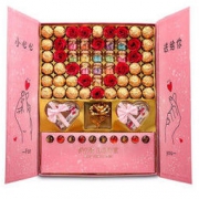 德芙 巧克力礼盒情人节糖果 1kg *4件