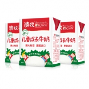 澳牧 儿童成长全脂牛奶 200ml*3盒 *8件