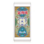 金沙河 面条 挂面 哈麦面条 中宽 1kg *15件