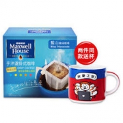 京东PLUS会员： 麦斯威尔 Maxwell House 黑咖啡粉 (蓝山风味) 10g*10包 *5件