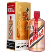 贵州茅台酒 飞天茅台玫瑰金 53度 500ml 单瓶装 酱香型白酒