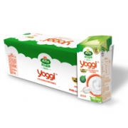 限地区：arla 爱氏晨曦 进口酸奶 常温黄桃味 200ml×24盒 *2件
