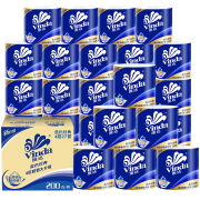 10点、88VIP： Vinda 维达 蓝色经典系列 卷纸 4层*200克*27卷 *2件