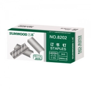 凑单品： SUNWOOD 三木 12# 25页订书针 2000枚/盒 8202