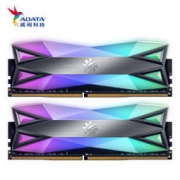 ADATA 威刚 XPG 龙耀D60G 16GB（8GBx2）DDR4 3200 RGB台式机内存条