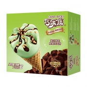 限地区、PLUS会员： 伊利 巧乐兹哈密瓜口味脆皮甜筒  73g*6/盒*8件
